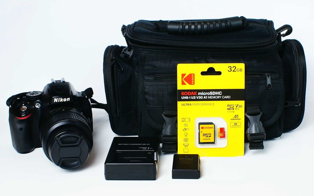 Nikon D5100 + 18-55 VR + 32GB + Torba 100% OK