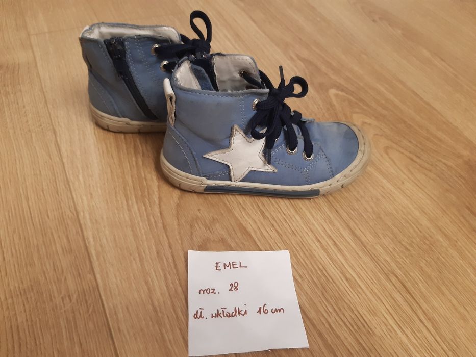Buty przejściowe Emel -skóra, roz. 28
