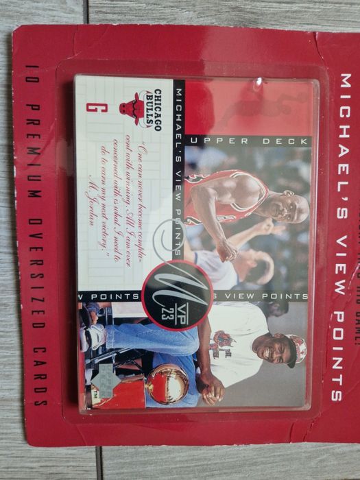 Karty nba 1997 upper deck Michael Jordan view points