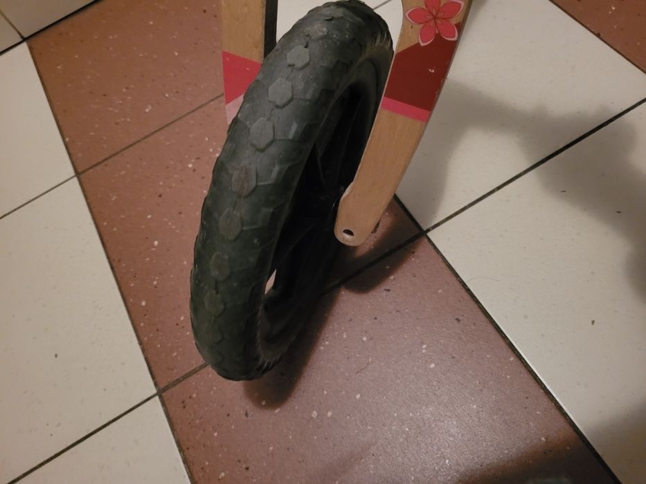 Sun baby twist 2w1 rowerek drewniany biegowy trójkołowy piankowe kółka