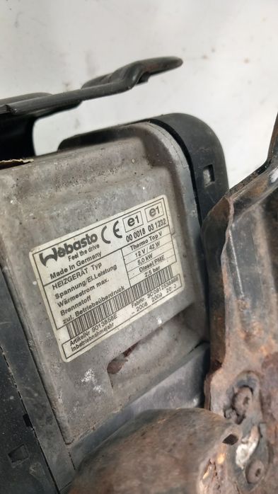 Vw Touran Caddy Webasto Ogrzewanie Postojowe 9013858E