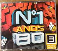 Nº1 Anos 80 (3 CD's) Como Novo