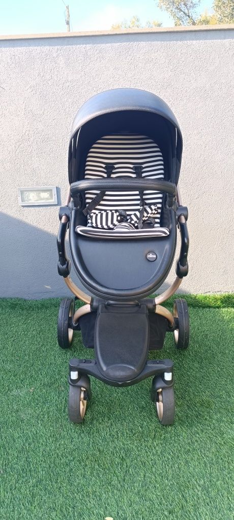 Trio mima xari com kit de inverno, cadeira auto com base isofix besafe