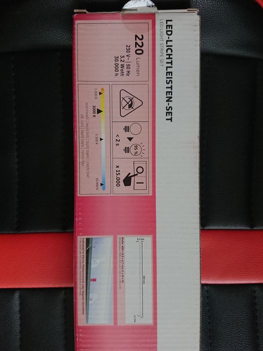 Paski LED, dwie sztuki w opakowaniu