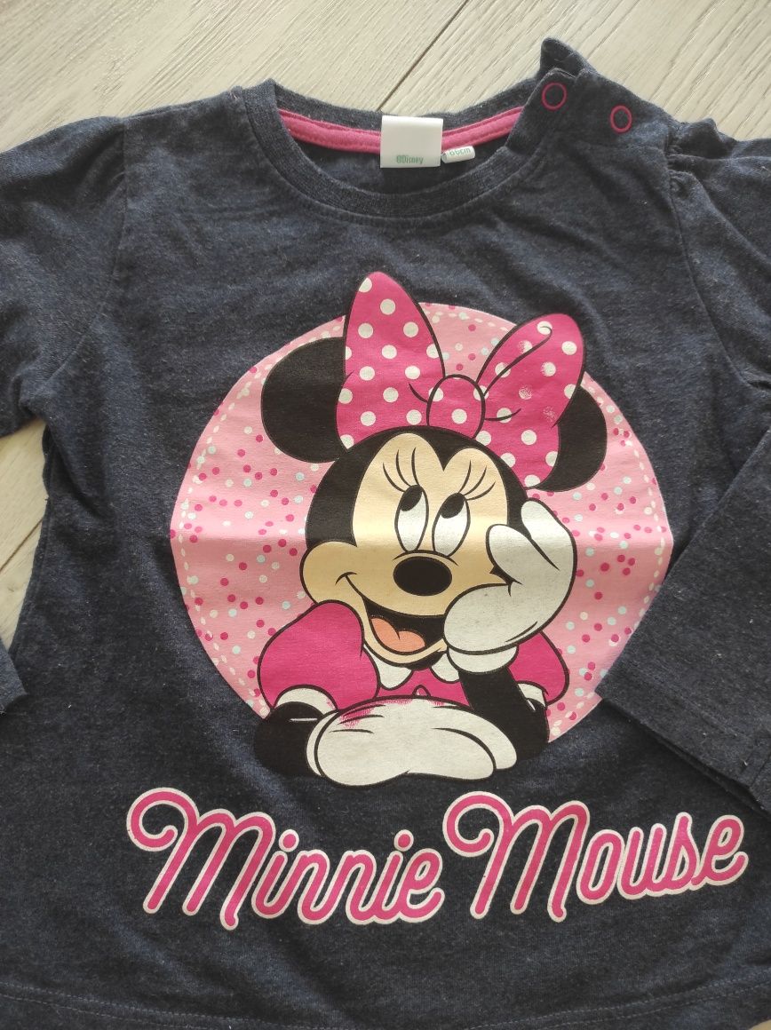 Zestaw bluzek Minnie Disney Baby rozmiar 86.