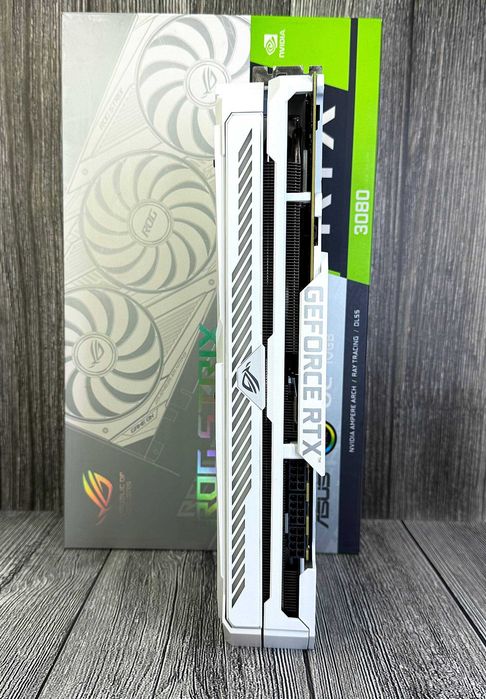 Видеокарта ASUS ROG Strix RTX 3080 White Edition 1 шт. USED!