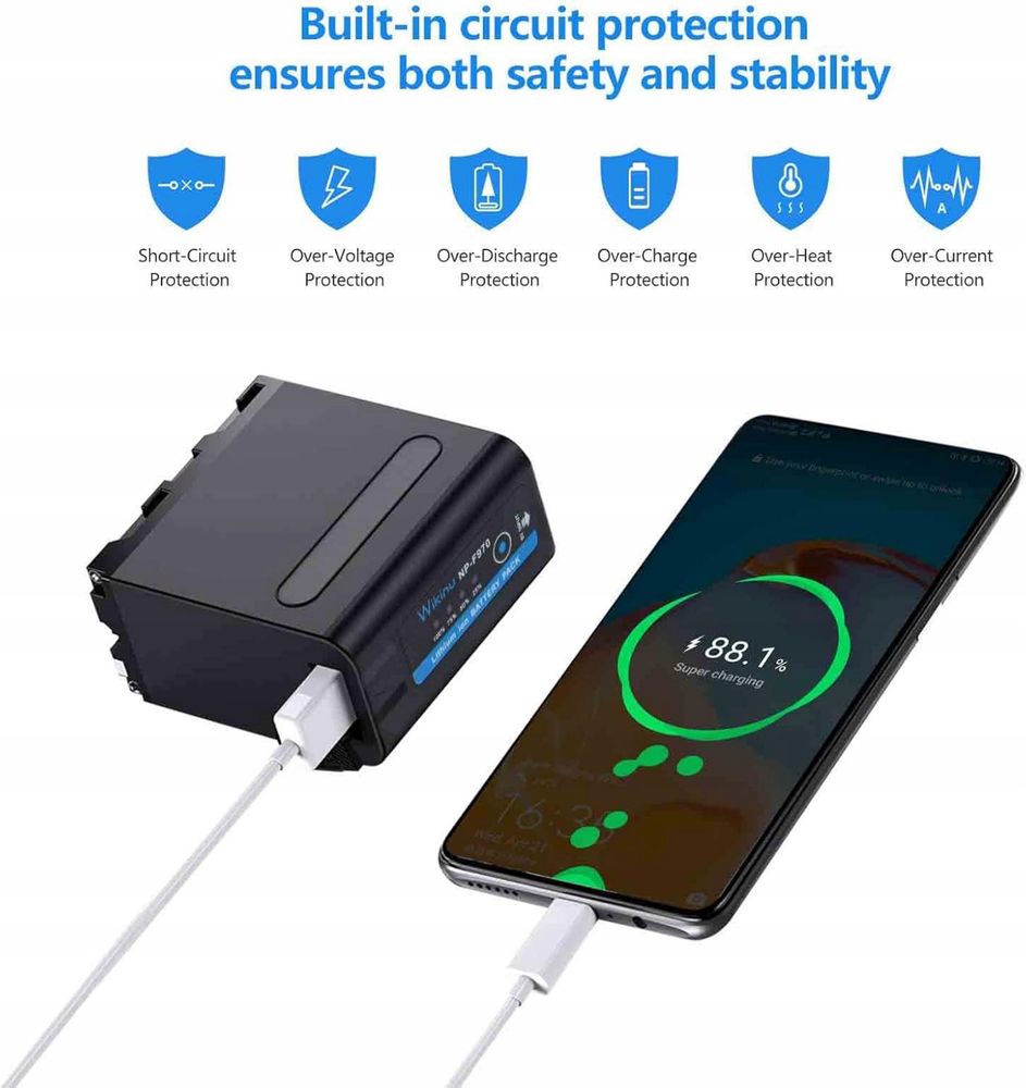 Akumulator 2 x 7800 mAh NP-F970 NP-F980 do Sony DCR-VX2100, DSR-PD150