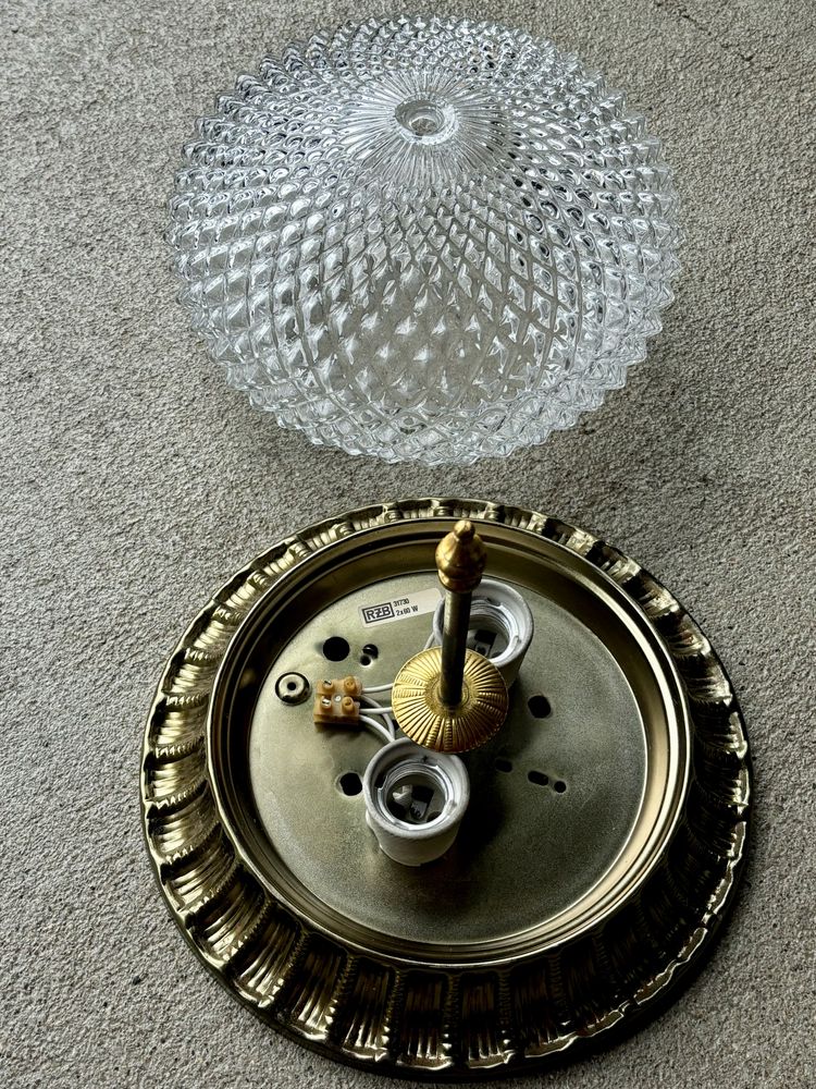 Vintage Plafon Kinkiet RZB Leuchten design Helena Tynel Niemcy 1970te