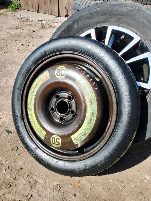 Koło dojazdowe zapasowe 16 VW polo 6r 5x100 et38