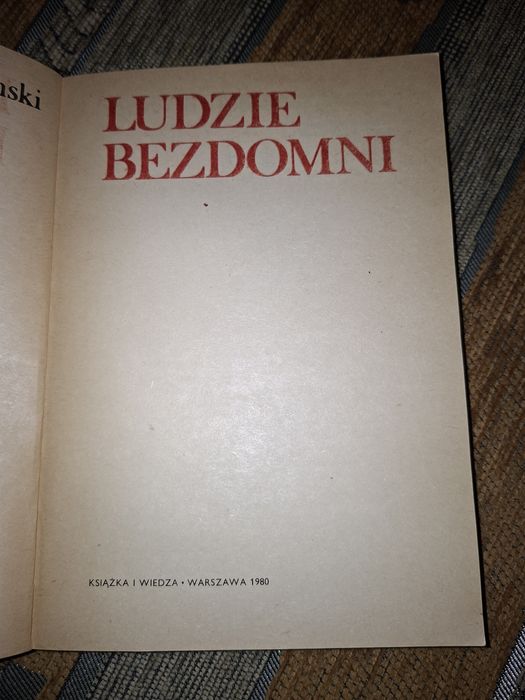 Ludzie Bezdomni wydanie z 1980 roku