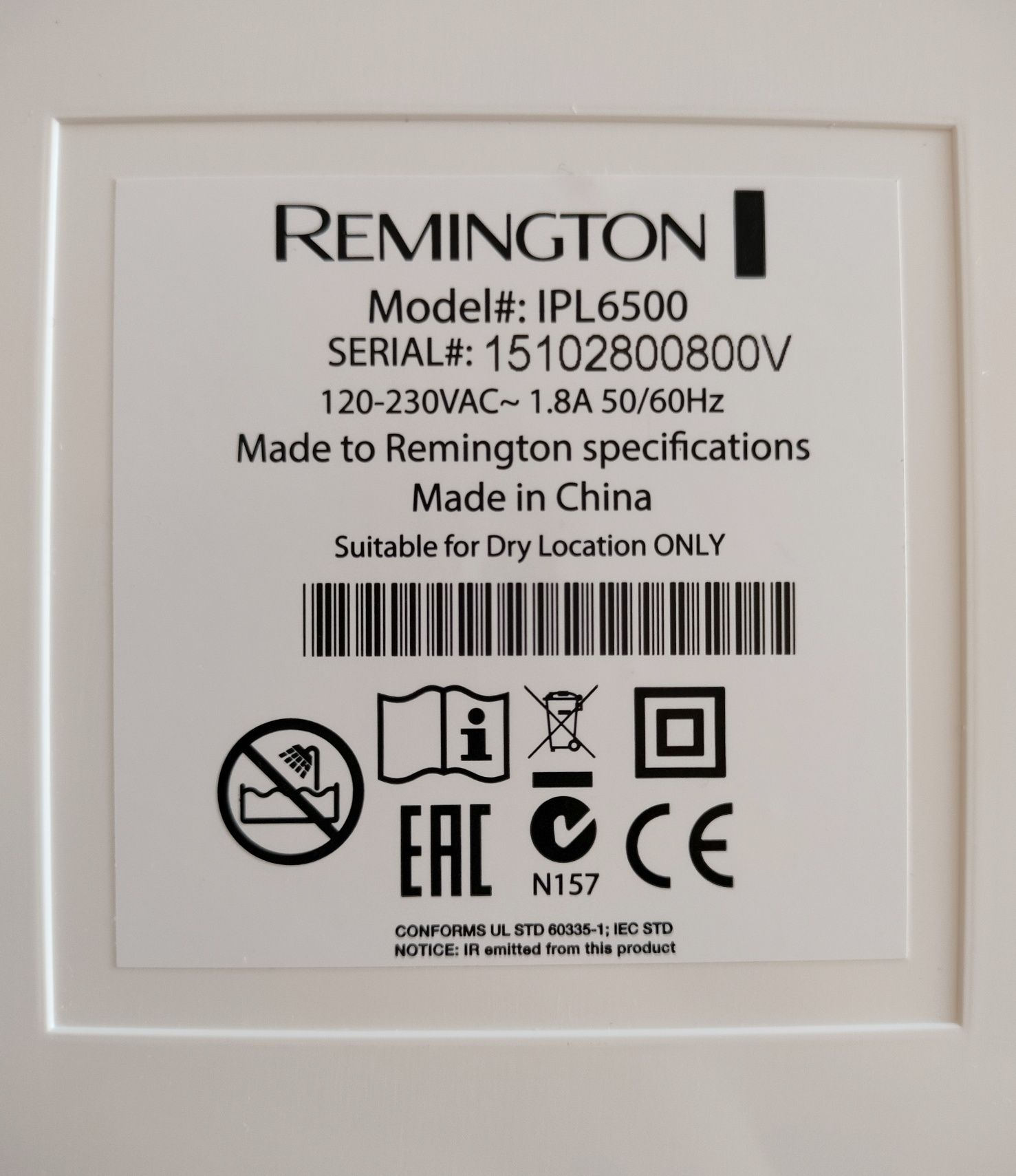 Depilator Remington i-LIGHT Pro IPL6500