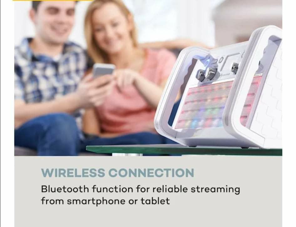 Karaoke, CD,Radio, AUX Bluetooth