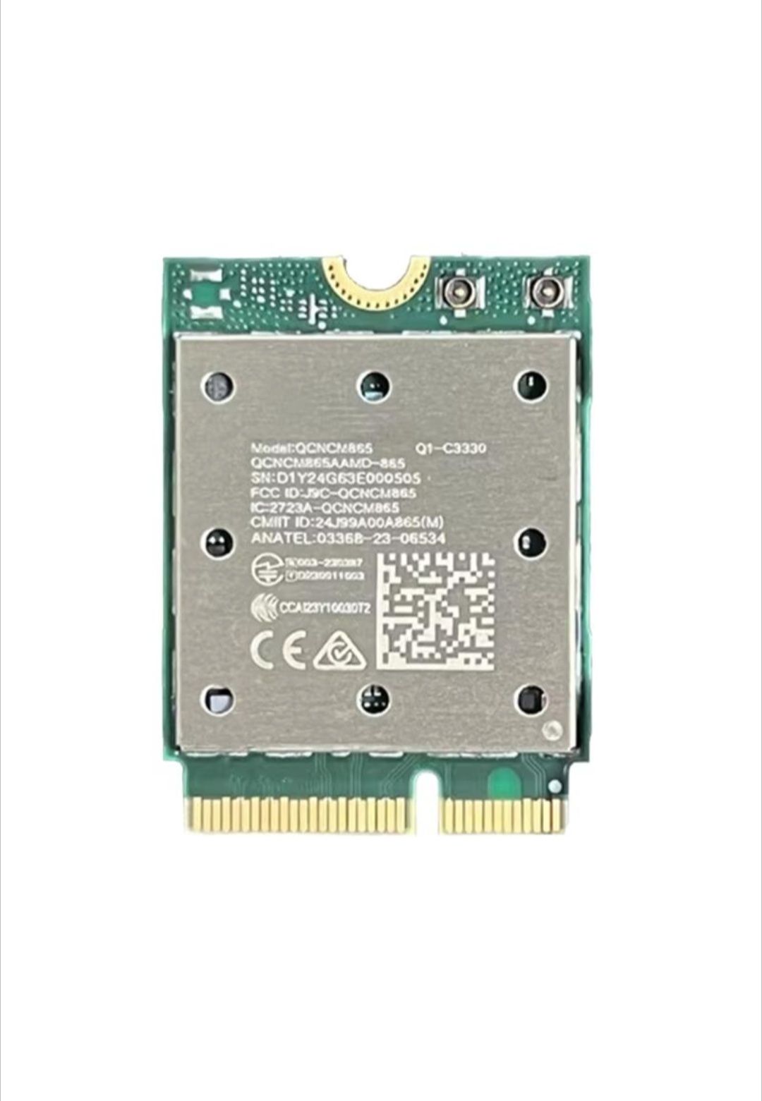Wi-Fi модуль Qualcomm QCNCM865 WiFi 7  BT5.3 Tri-Band 5800 Мбіт/с