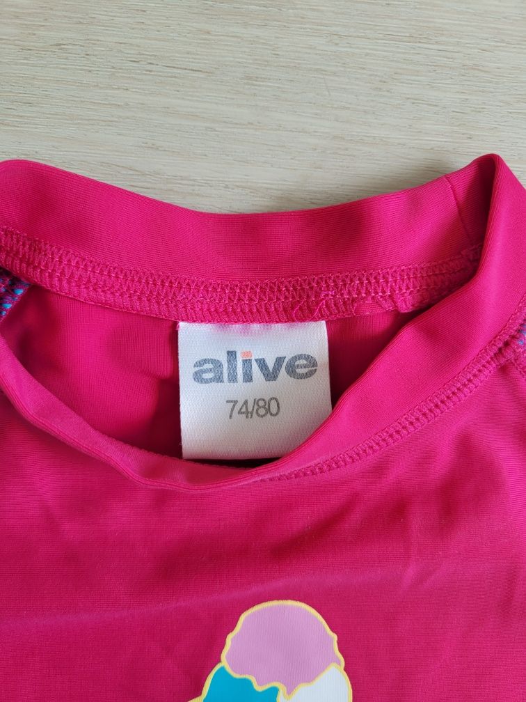 Bluzka bluzeczka kąpielowa ochrona UV rozm. 74/80