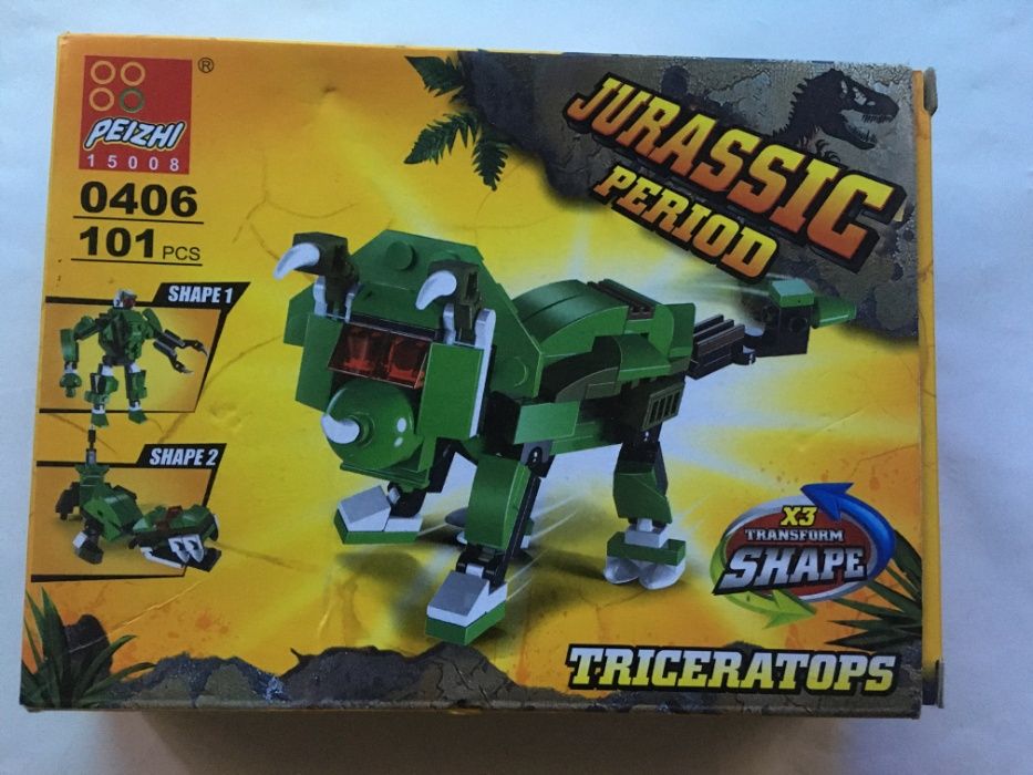 Продам конструктор jurassic period triceratops 0406
