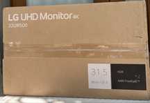 Плоский монітор LG UHD, 32 дюйми UHD 4K