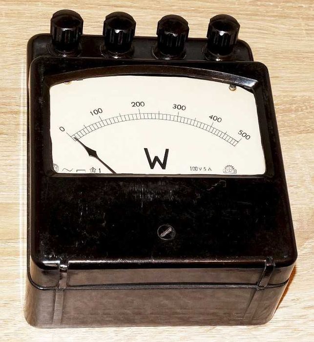 Miernik laboratoryjny, watomierz analogowy 100 V, 5 A, kl 1 ERA TLME-2