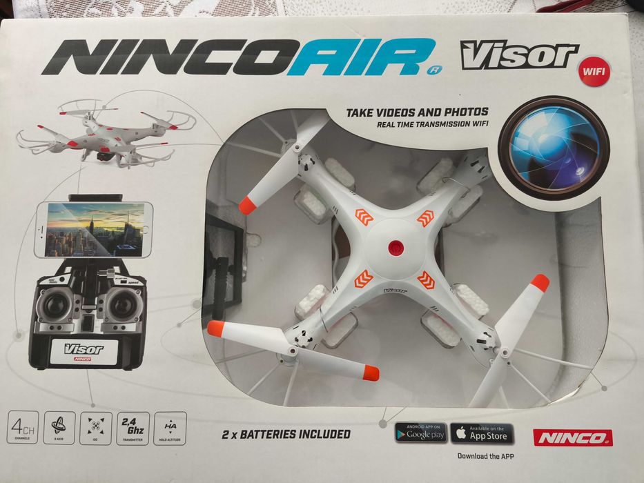 Drone novo em caixa