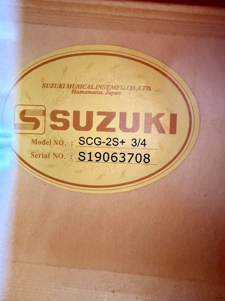 Guitarra Clássica Suzuki 3/4