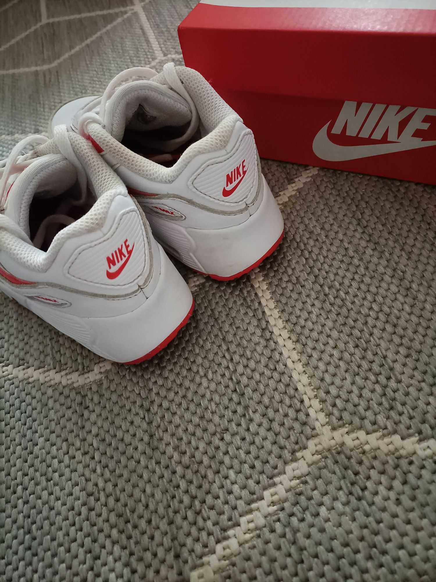 Air max Nike 27 biało czerwone