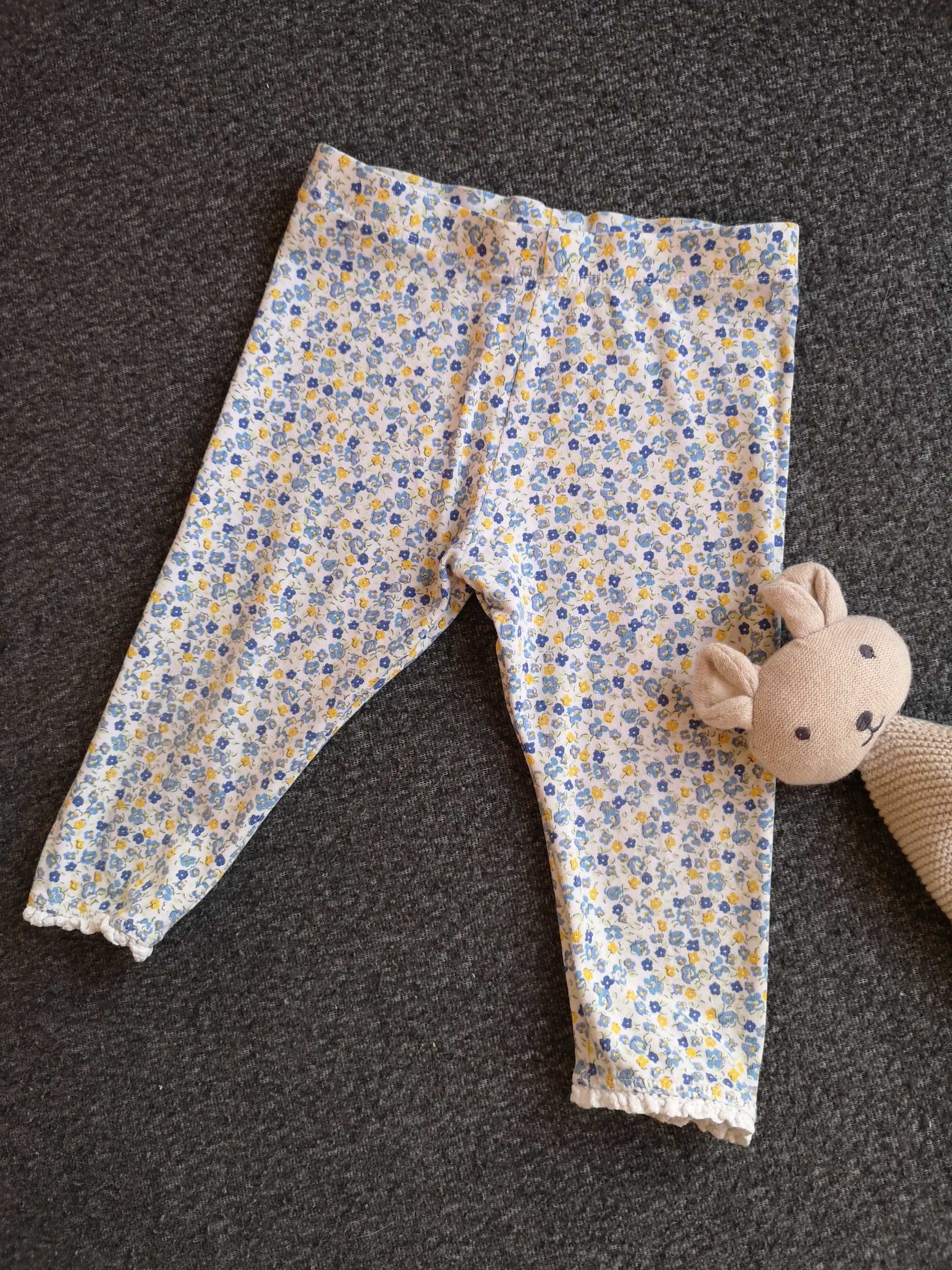 Mothercare krótkie spodenki leginsy w kwiatki 98 cm