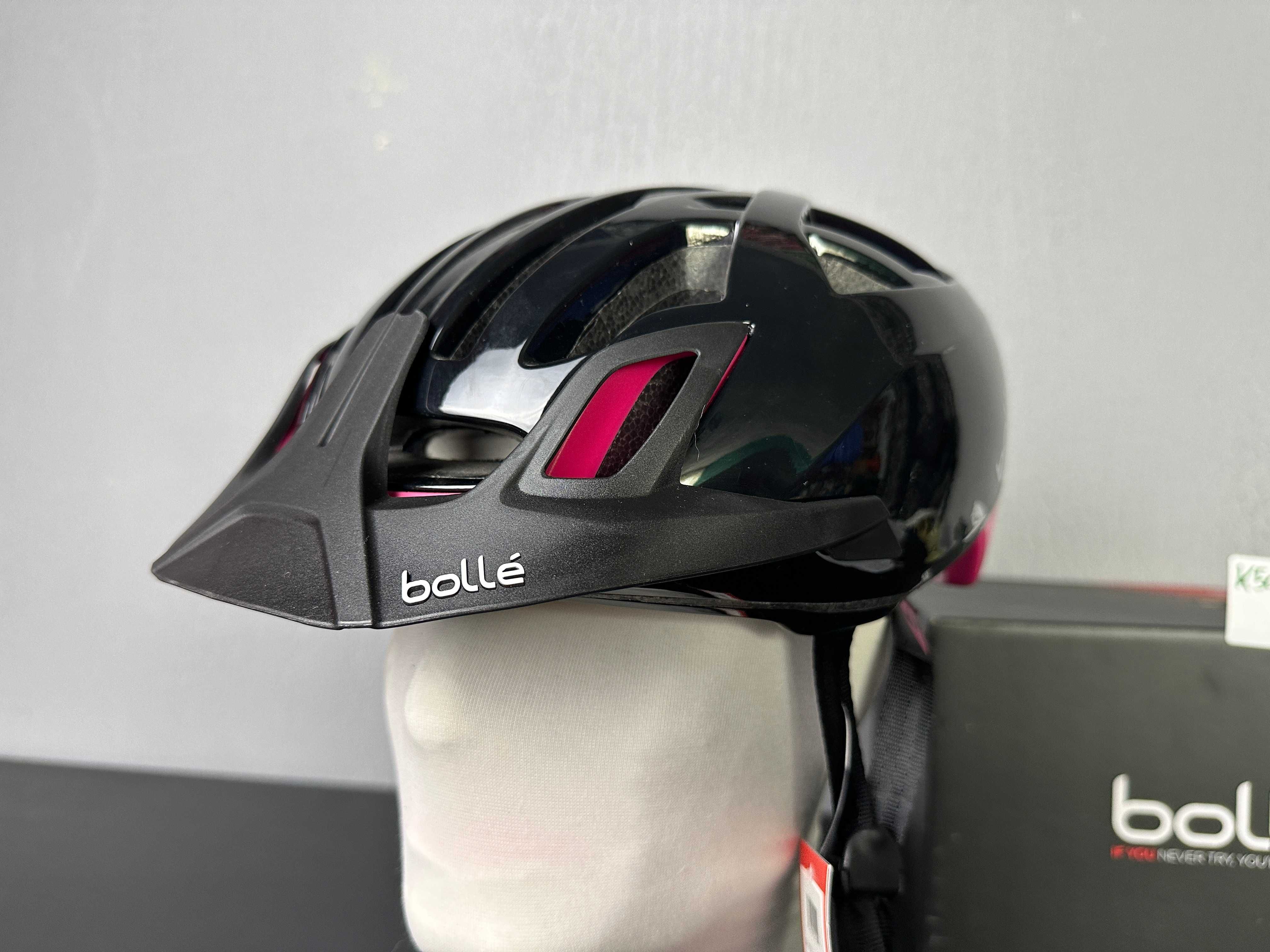 Kask BOLLE The ONE MTB black/pink L