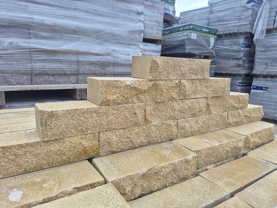 Palisada Betonowa Łupana Cegła Jadar Murek Obrzeże Okazja