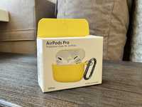 Чехол-накладка Silicone Apple AirPods Pro Yellow