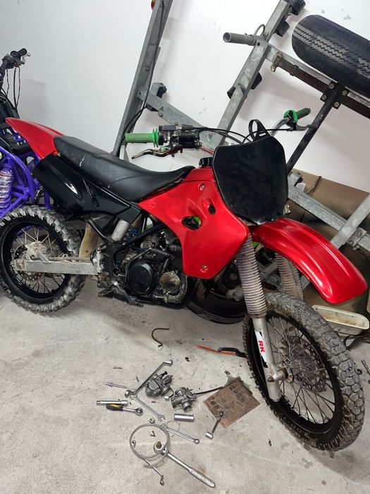 Kawasaki kx 80 com motor dt lc