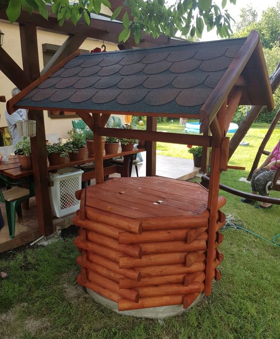 Zabudowa studni, dryny,