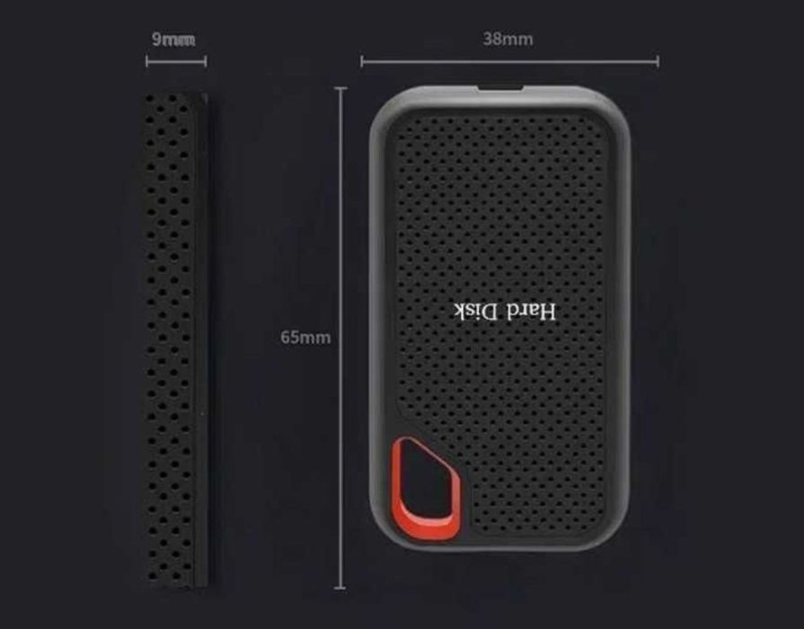 2TB DYSK SSD ZEWNĘTRZNY przenośny USB 3.1 2000Gb