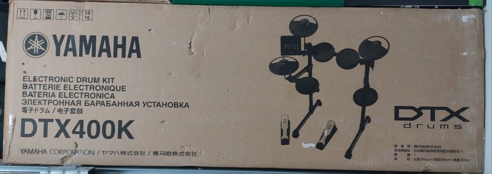 Bateria eletrica yamaha dtx400k