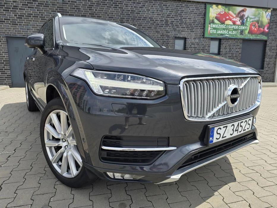 Volvo XC 90 2.0 D5 235KM INSCRIPTION 7-os Kamera Cofani+Skóra+Grzane Fotele/Kiera!