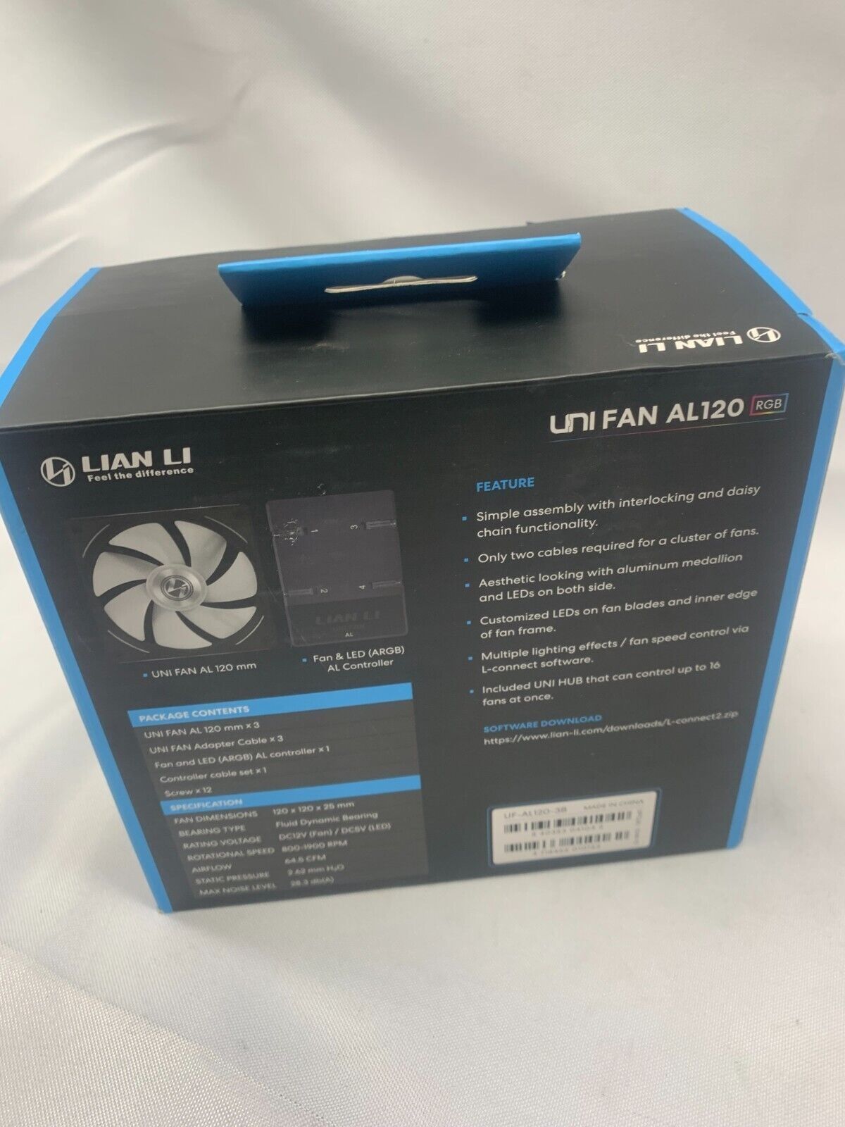 Lian Li UNI Fan UF-AL120-3B RGB