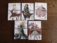 Pandora Hearts tomy 1,2,4,5,6 manga