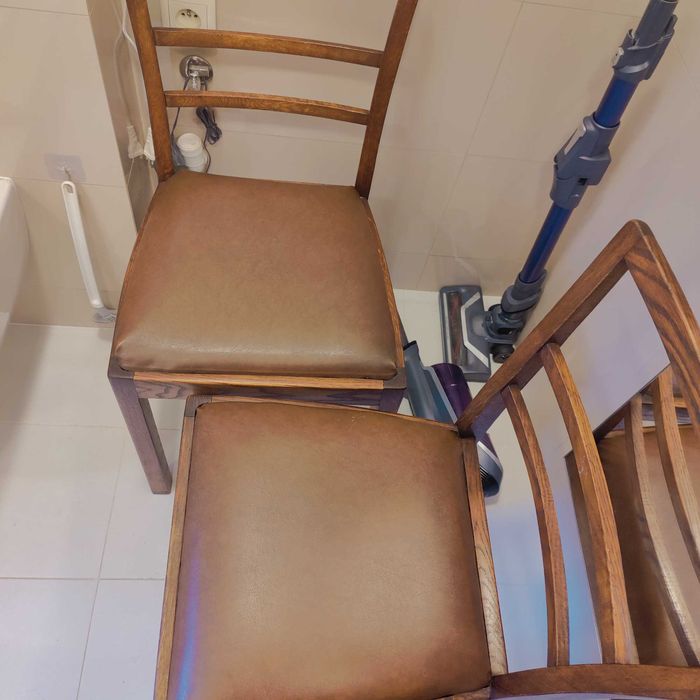 Krzesła dębowe lata 60te - 6 szt.