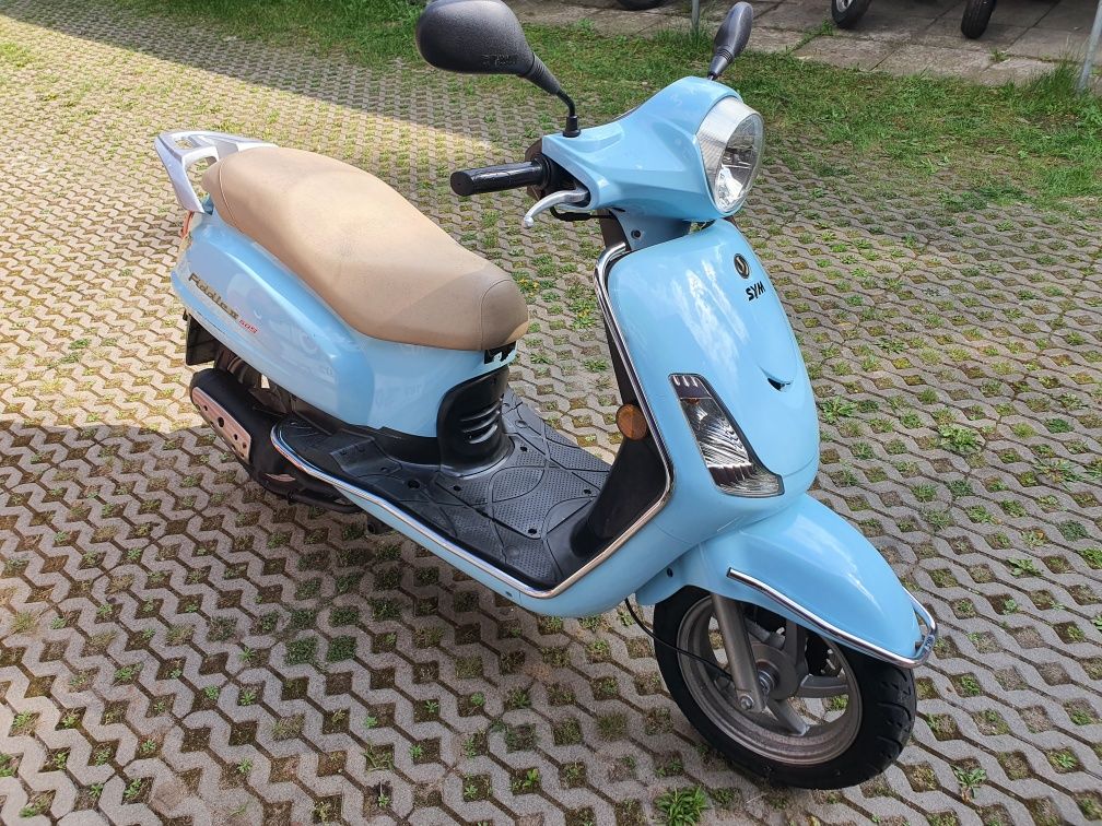 Skuter SYM FIDDLE II 50 4T w bardzo dobrym stanie TRANSPORT RATY