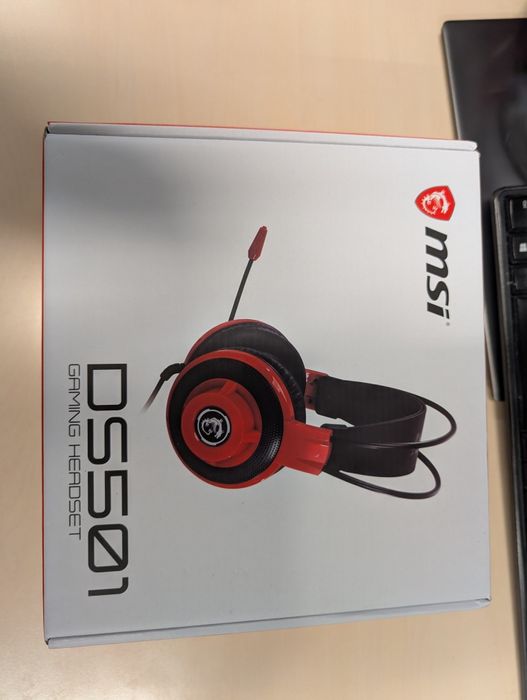 Słuchawki do laptopa pc MSI gamingowe