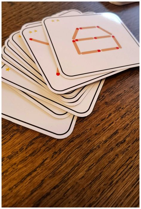 Jogo de fosforos - Montessori