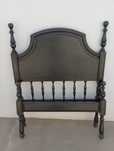 Cama solteiro pau preto