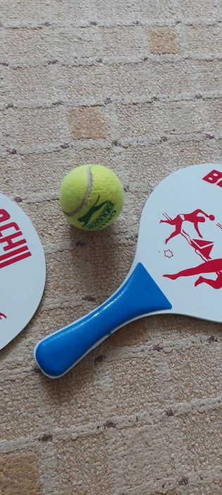 Пластиковые ракетки + мячик для тенниса