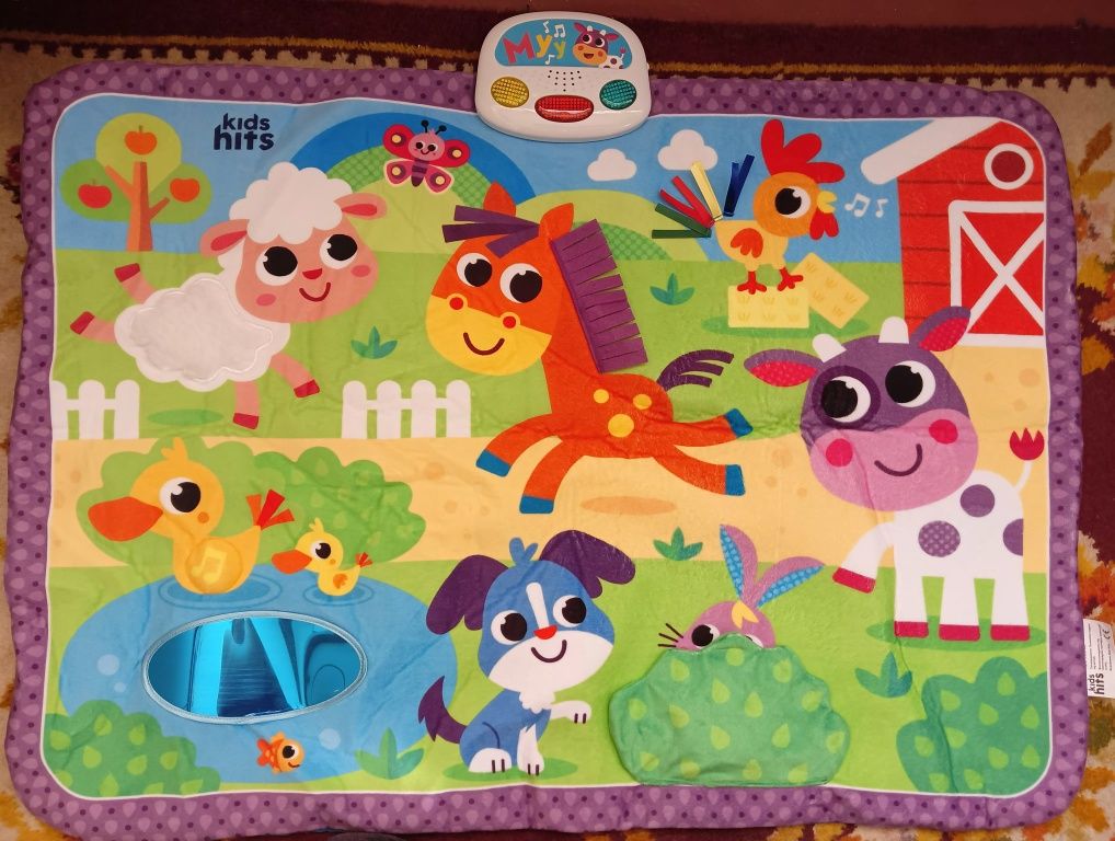Музично-розважальний килимок Чудо-ферма від бренду Kids Hits.