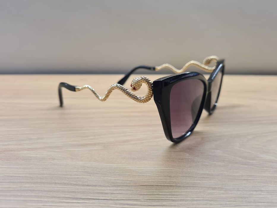 HIT Nowe Damskie Okulary Przeciwsłoneczne Polaryzacyjne UV400 Złote