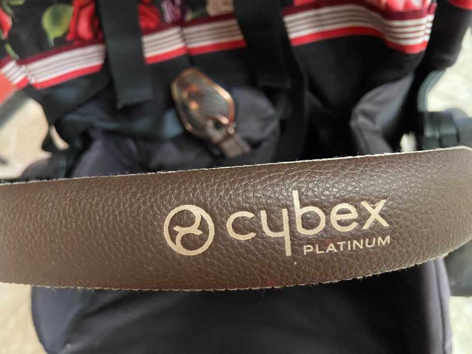 Spacerówka Cybex Priam Spring Bloosom + śpiworek + plecak