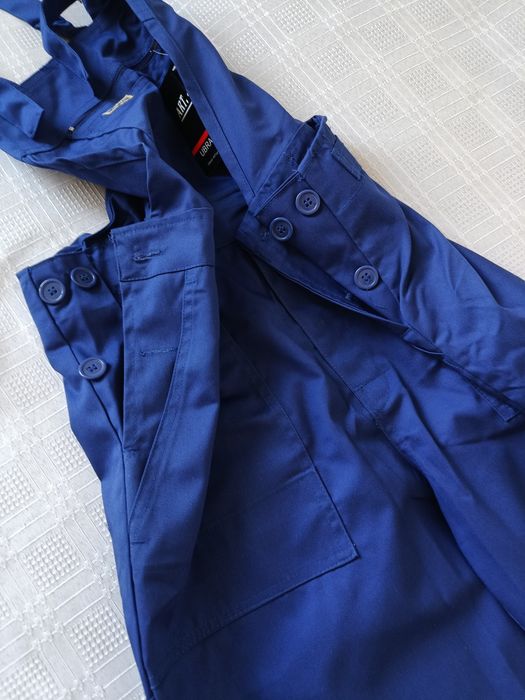 Spodnie męskie, nowe, na szelkach, rozmiar XL