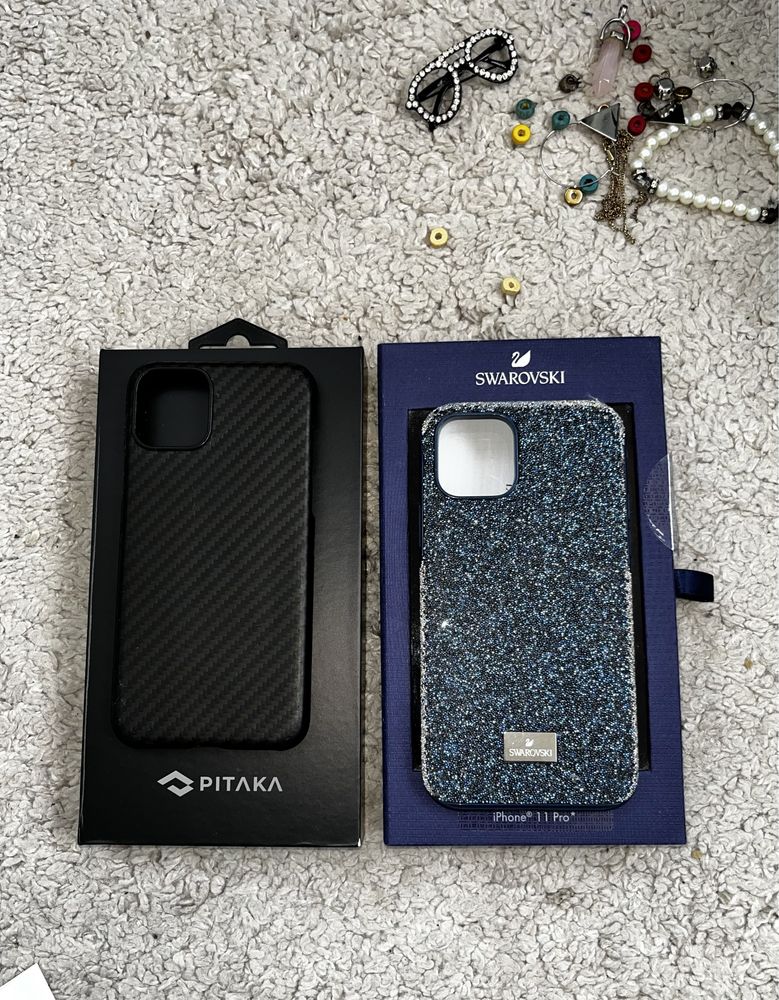 Чехол оригінальний pitaka iphone 11 pro, swarovski 11 pro