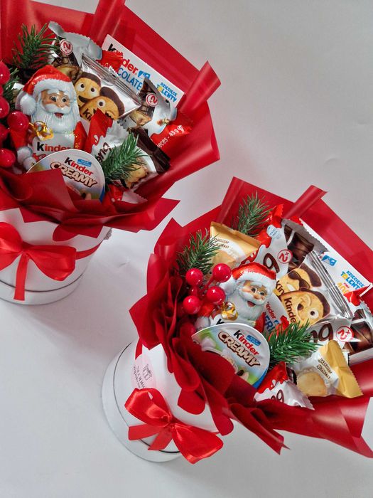 Pudełko upominkowe choinka box prezentowy kinder mikolaj urodziny