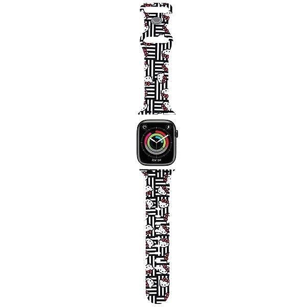 Pasek Hello Kitty Silicone Heads & Stripes na Apple Watch 38/40/41mm -