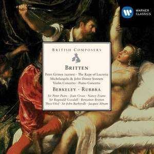 Benjamin Britten, Berkeley, Rubbra British Composers, Box 5CDs+Libreto