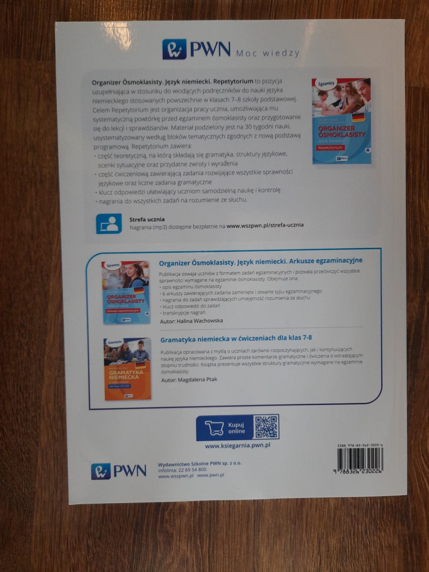 nowa Organizer ósmoklasisty  Język niemiecki Repetytorium